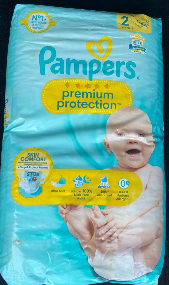 Pampers taille 2 x54