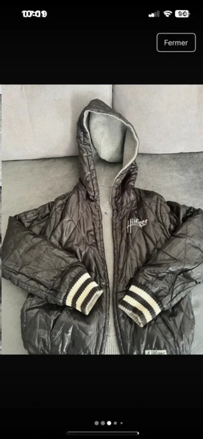Gilet 2 en 1 tommy hilfiher 6/7 ans - photo numéro 4