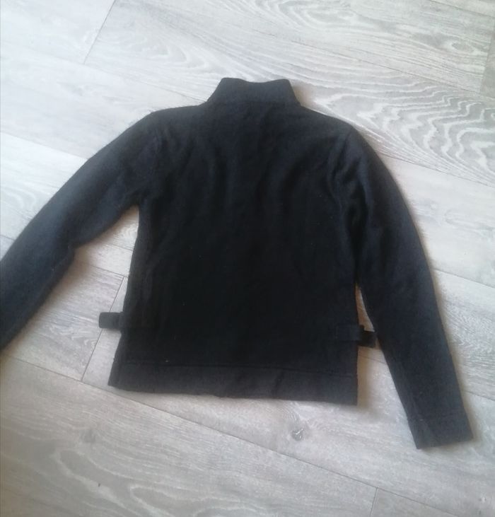 🌸Gilet côtelé noir zippé Taille 12 ans Neuf 🌸 - photo numéro 2