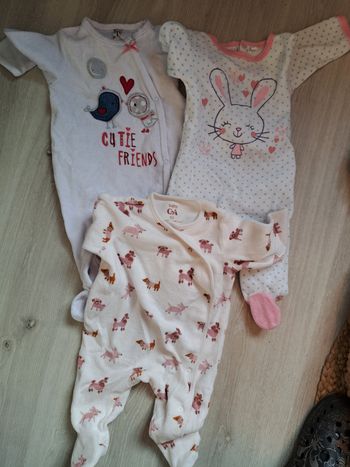 Lot de 3 pyjamas 3 mois