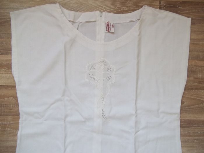 Blouse sans manche Bragard blanche 46M - photo numéro 3