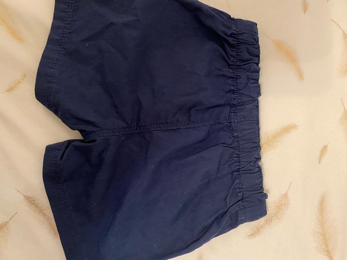 Short garçon neuf 6/9 mois original marines - photo numéro 4