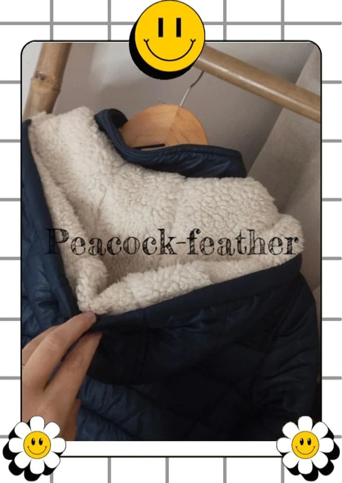 Manteau doudoune Kiabi 36 bleue - photo numéro 6