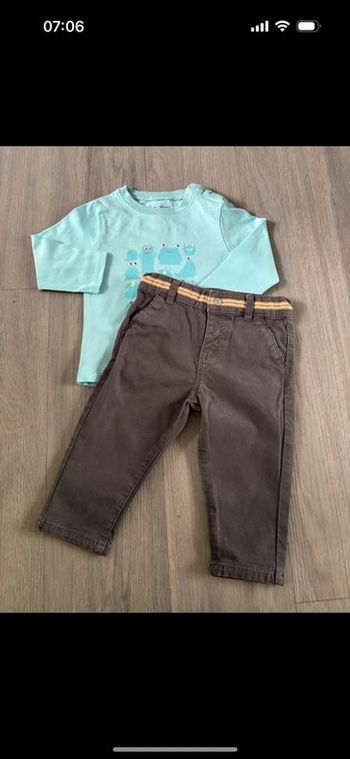 Ensemble obaibi taille 12 mois