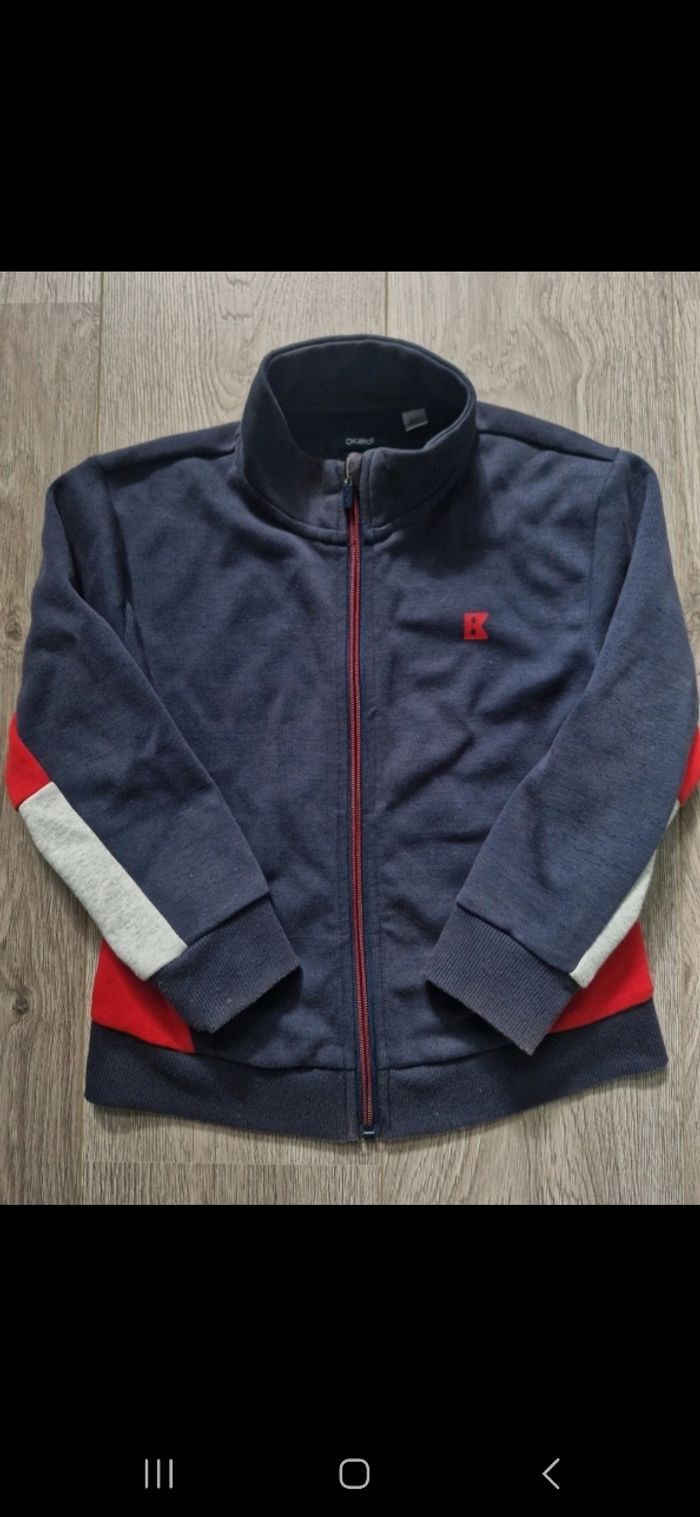 Sweat zippé 6 ans