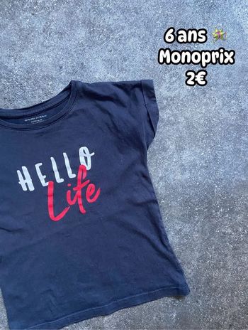 T-shirt 🪅 6 ans 🪅 Monoprix