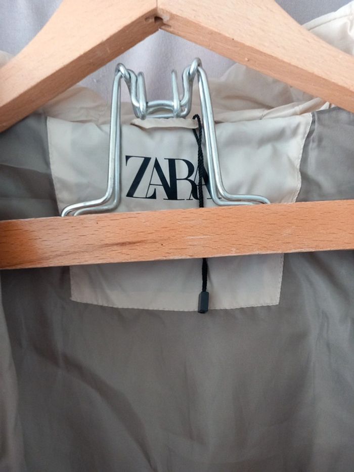 Doudoune sans manche crème 10 ans zara - photo numéro 2
