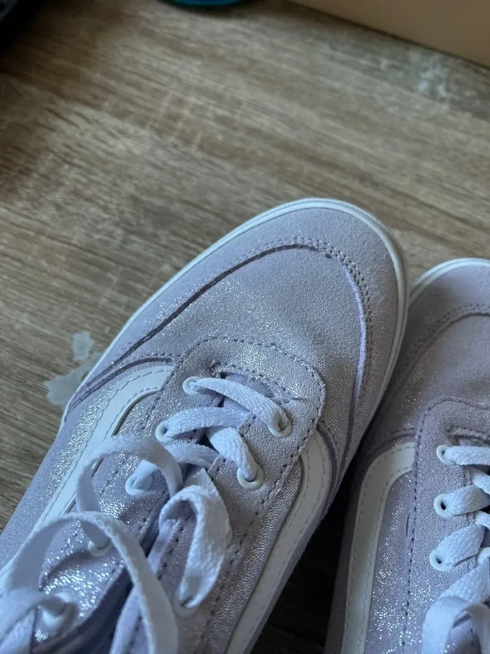 Vans pailleté violet - photo numéro 7
