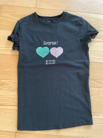 T-shirt grossesse révélation genre