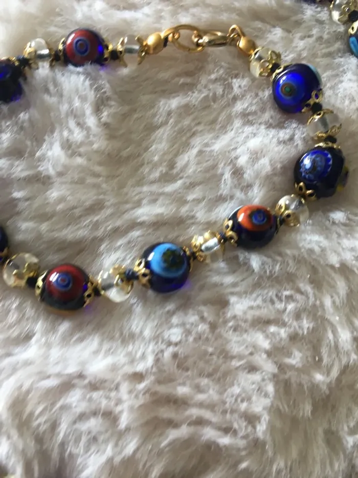 Collier et bracelet Murano - photo numéro 4