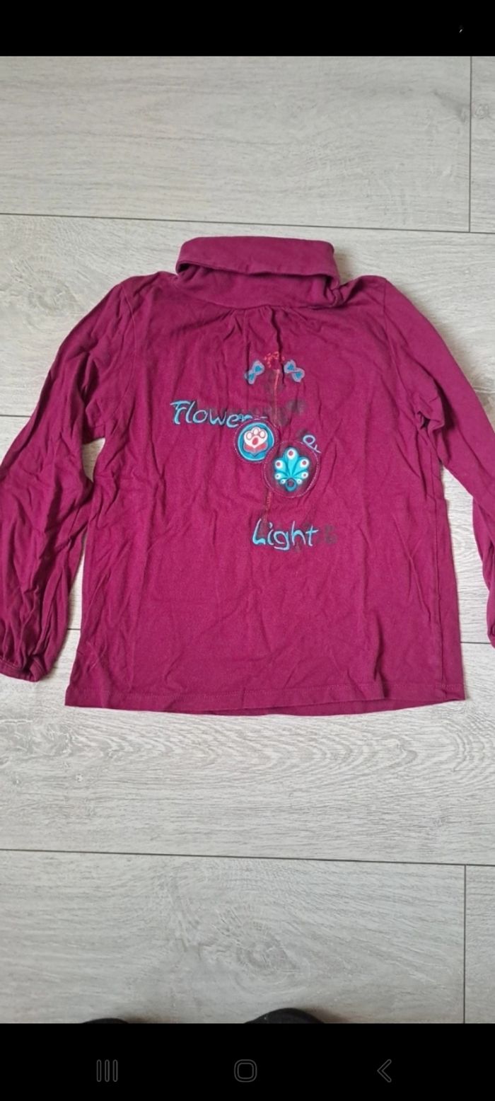 Lot tee-shirts col roulé - photo numéro 2