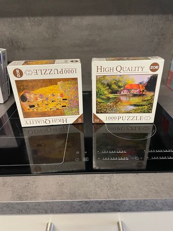 Lot de 2 puzzles neufs 1000 pièces