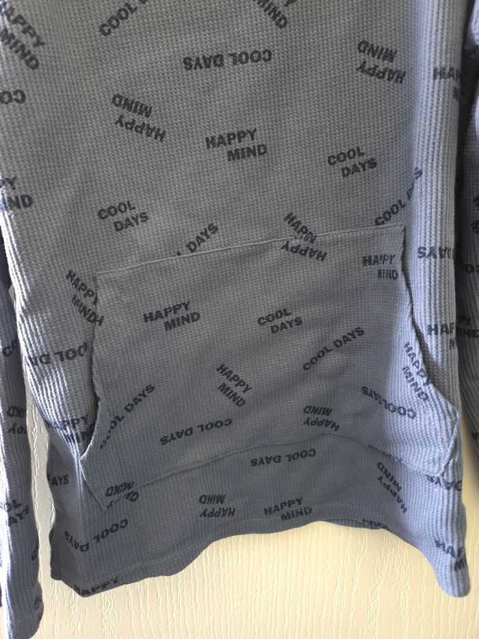 T-shirt bleu à motif Taille 10 ans - photo numéro 3