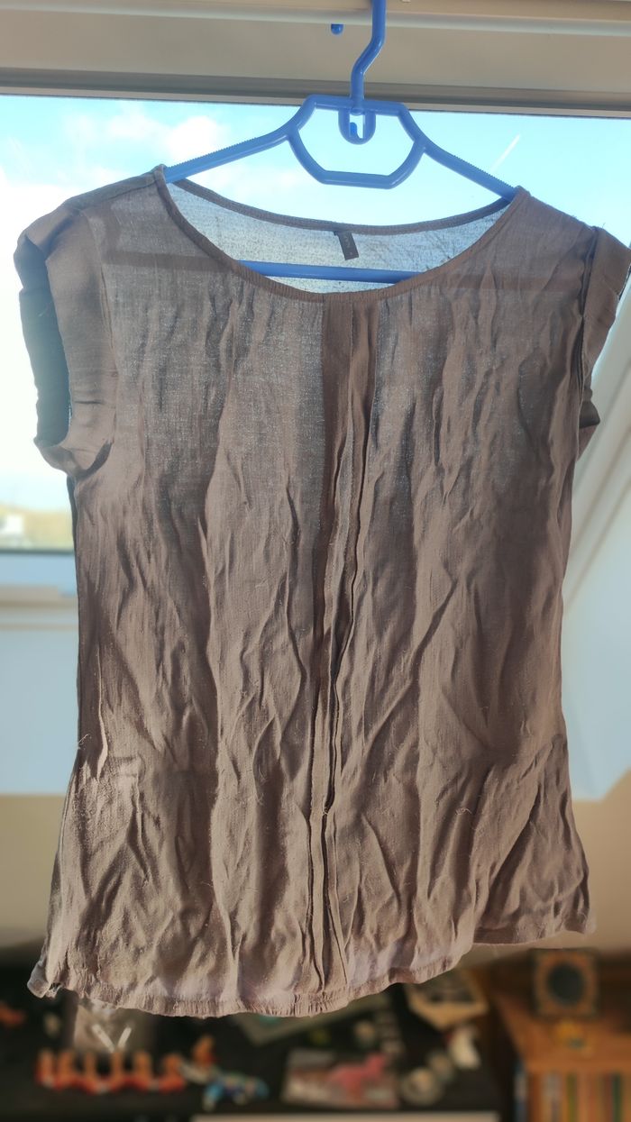 Haut gris Naf Naf - photo numéro 5