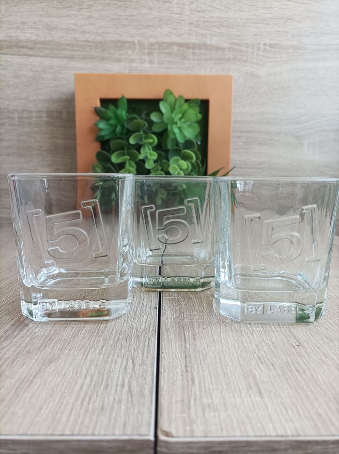 Lot 3 verres Label 5 - photo numéro 1
