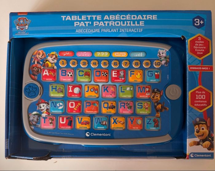 Tablette Abécédaire Pat Patrouille - photo numéro 1