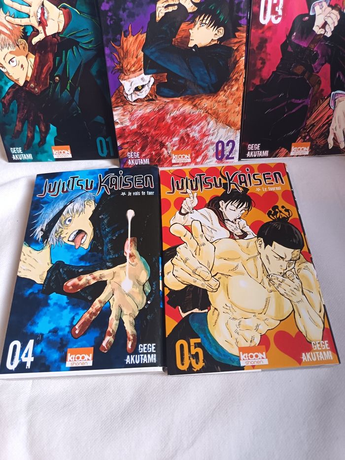 Lot de 5 manga Jujutsu kaisen - photo numéro 3