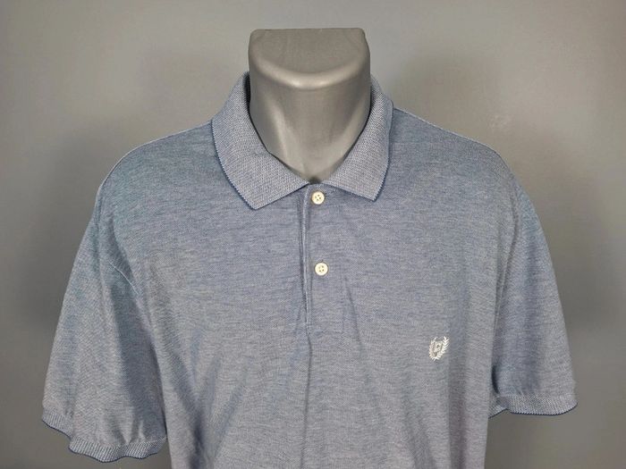 Polo manche courte chaps bleu - taille XL - homme brodé (463) - photo numéro 3
