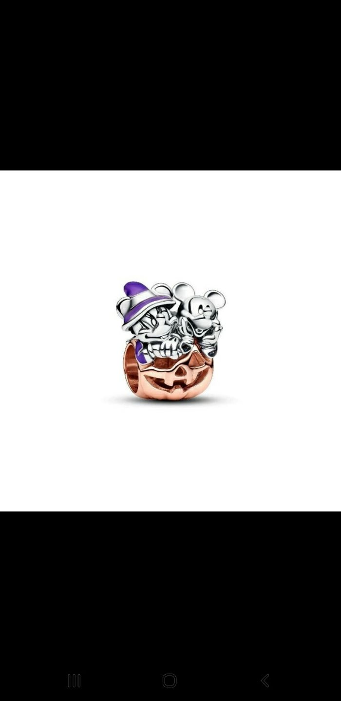 Charm Pandora >< Disney Citrouille Halloween Mickey & Minnie - photo numéro 6