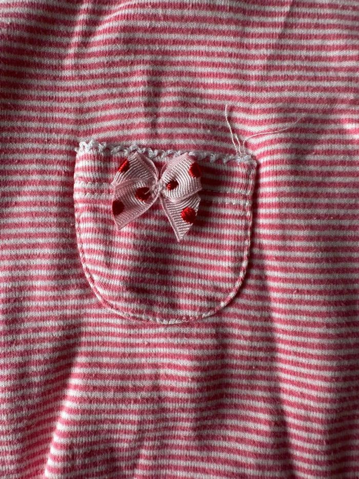 Combinaison grenouillère, barboteuse, taille 1 mois, marque petit bateau - photo numéro 2