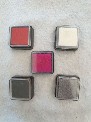 Lot de 4 encres pour tampons