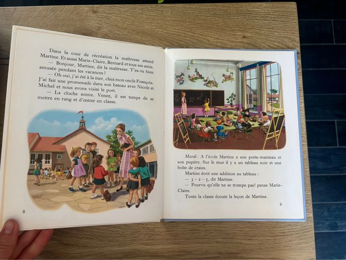 Livre Vintage Martine vive la rentrée ! Pour Enfants - photo numéro 5