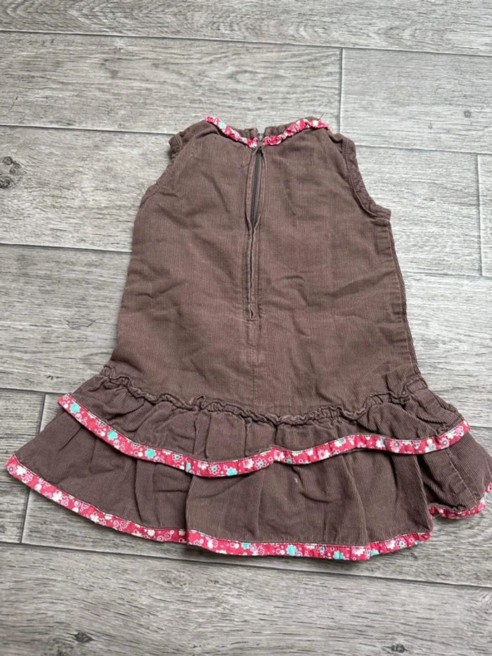 Robe velours Adelie 6 mois marron - photo numéro 4