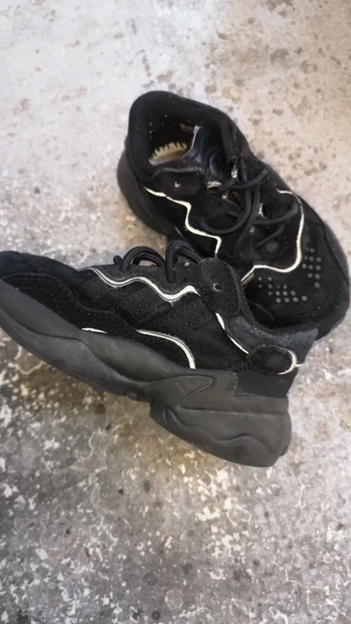Basket noir denim Adidas 23 - photo numéro 3