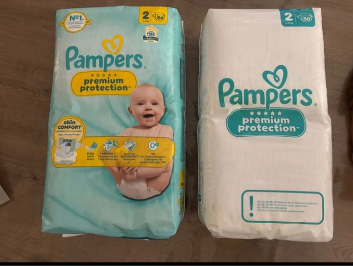 Carton couches Pampers taille 2 total 104 couches - photo numéro 2