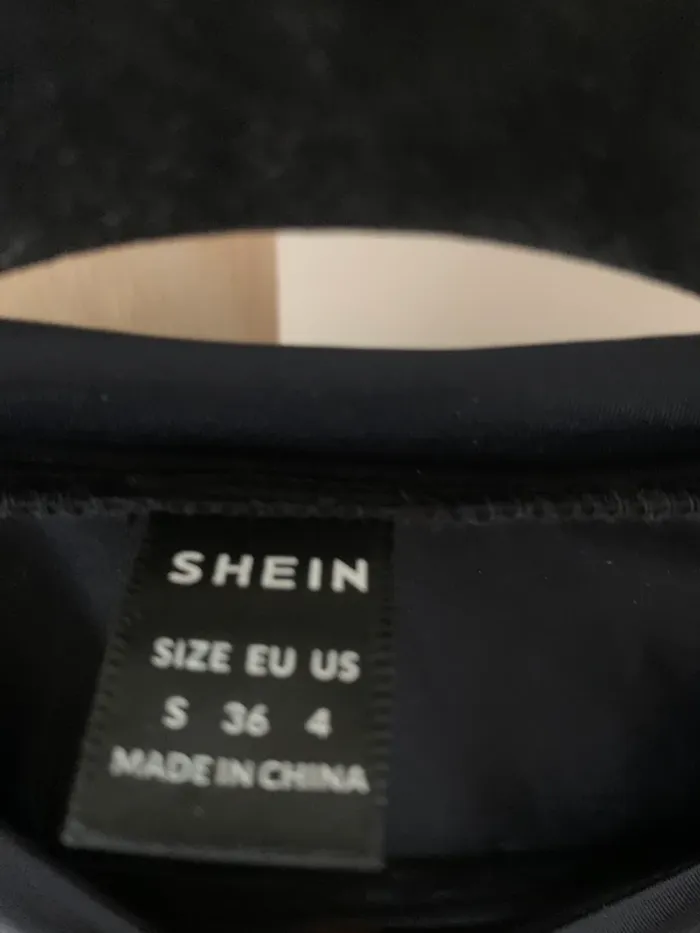 🖤 Body noir manches longues Shein – Taille S - photo numéro 3