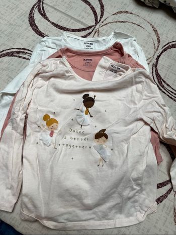 Lot T-shirts longues manches