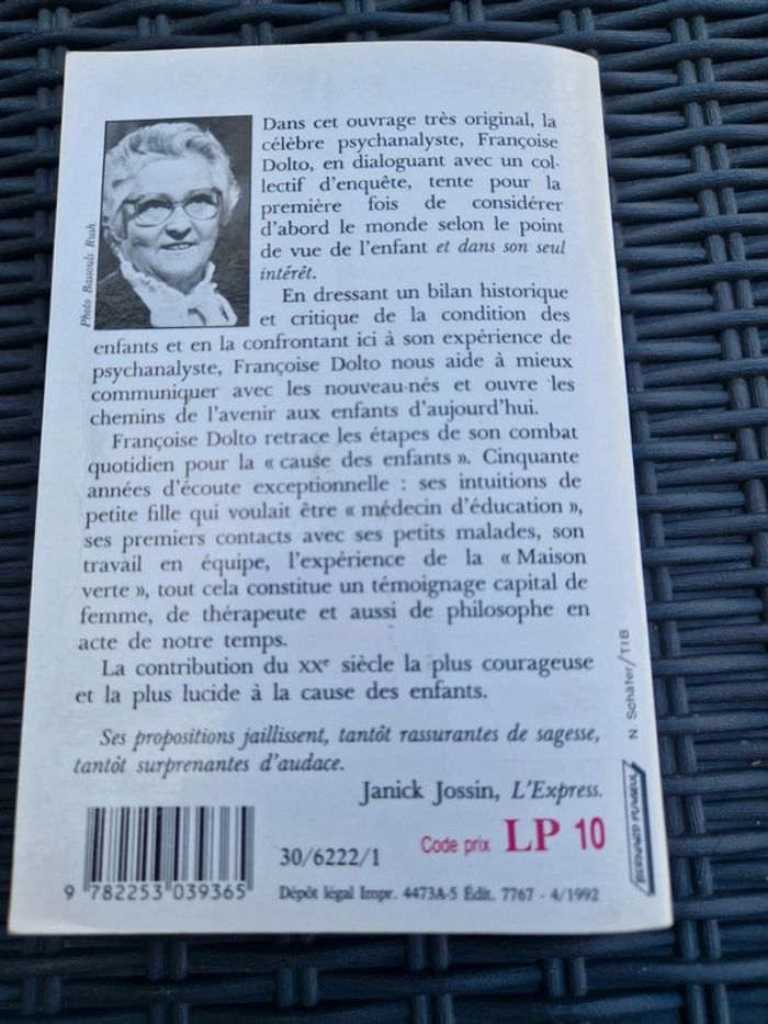 "La cause des enfants" Françoise Dolto - photo numéro 2