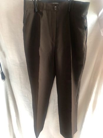 #pantalon #afibel #marron très foncé presque noir #taille40 #classique