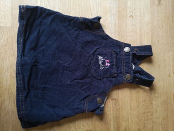 Robe velours à bretelles