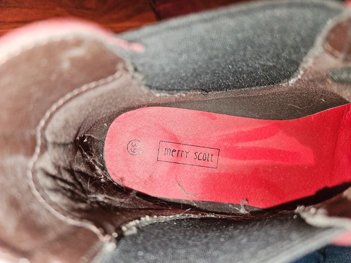 Bottines bordeaux - photo numéro 2