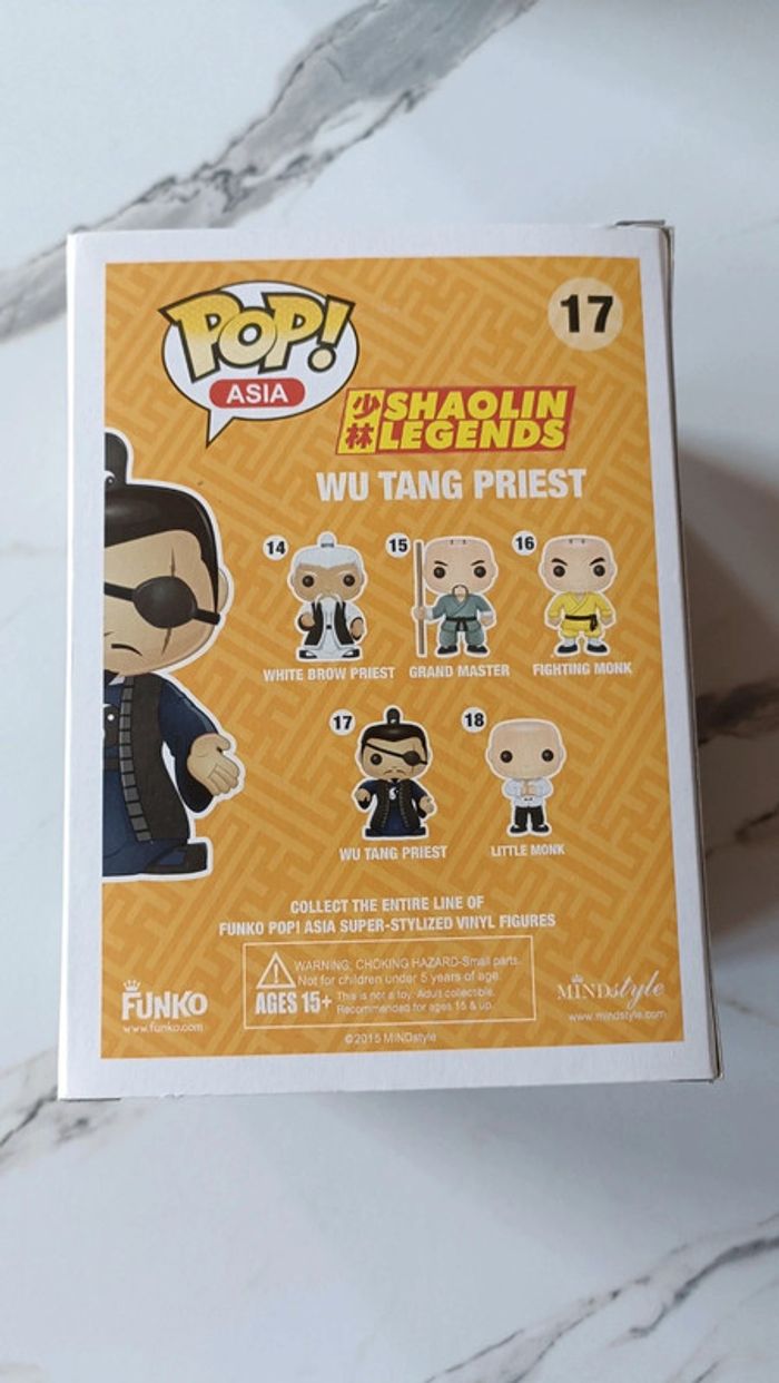 Funko pop Asia Wu Tang Priest 17 - photo numéro 2