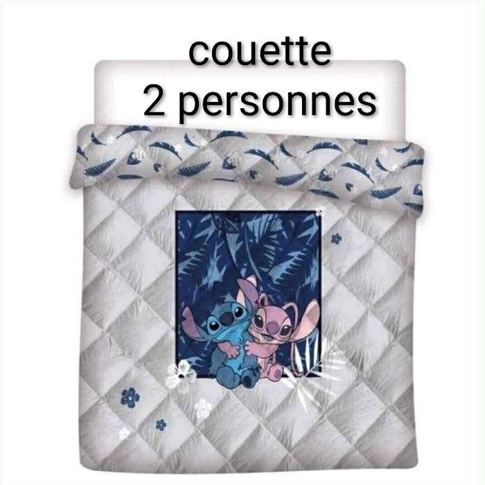 Couette 2 personnes stitch disney