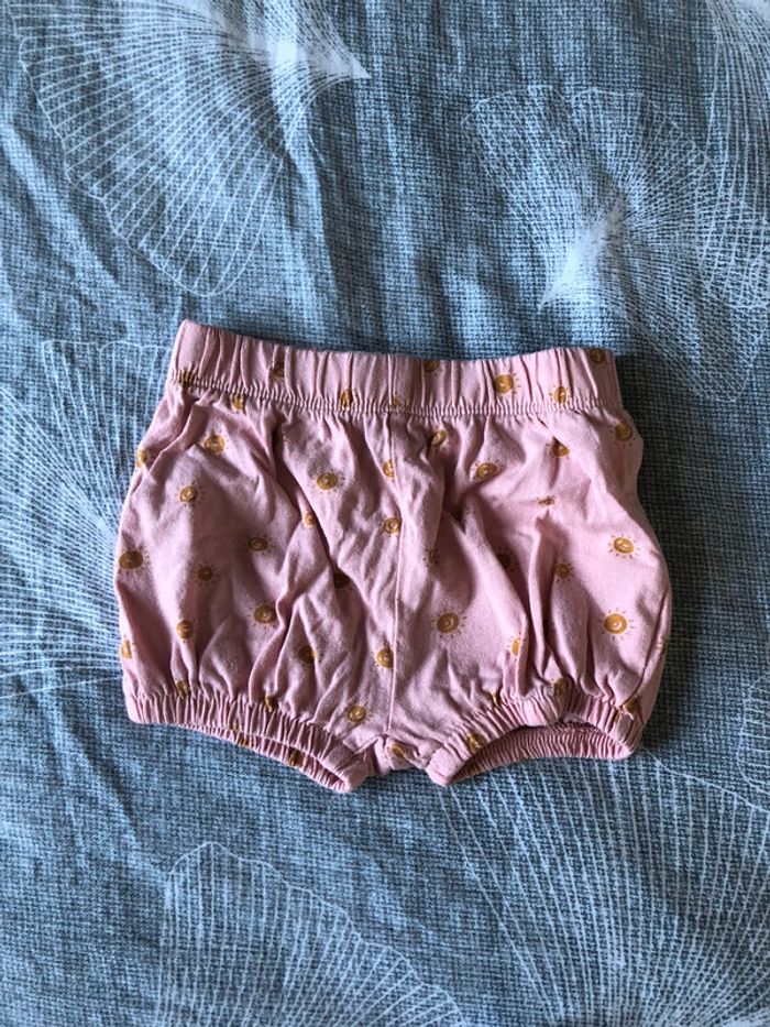 Ensemble t shirt short fille 6 mois kiabi - photo numéro 2