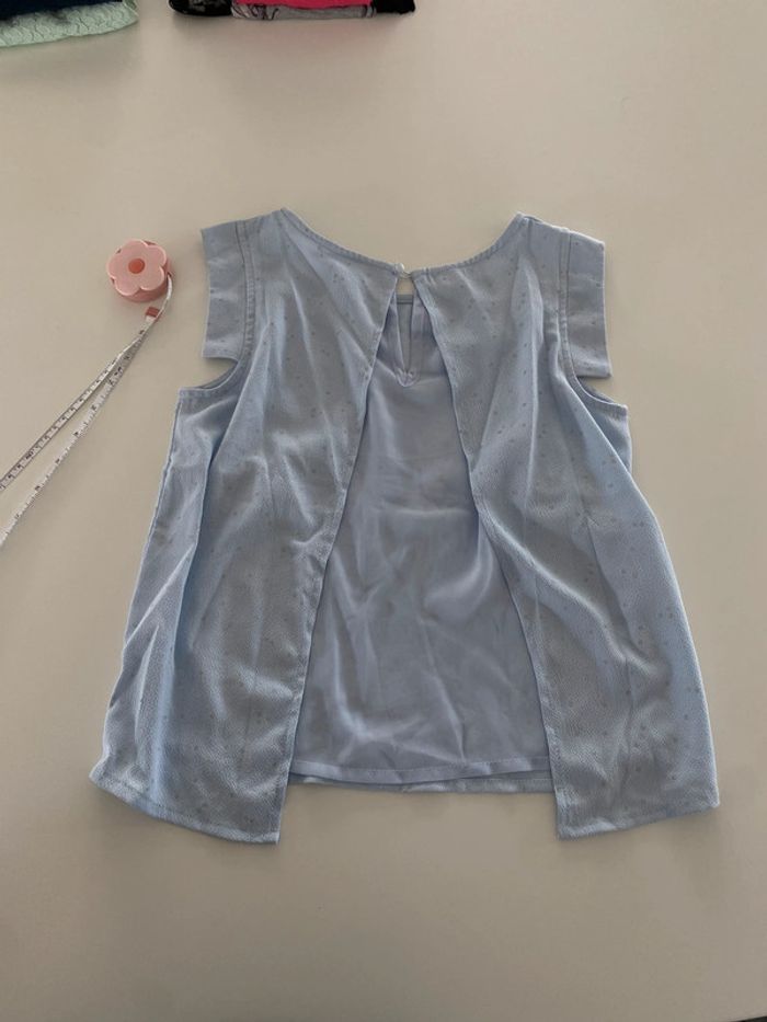 Top débardeur bleu clair 8 ans - photo numéro 3