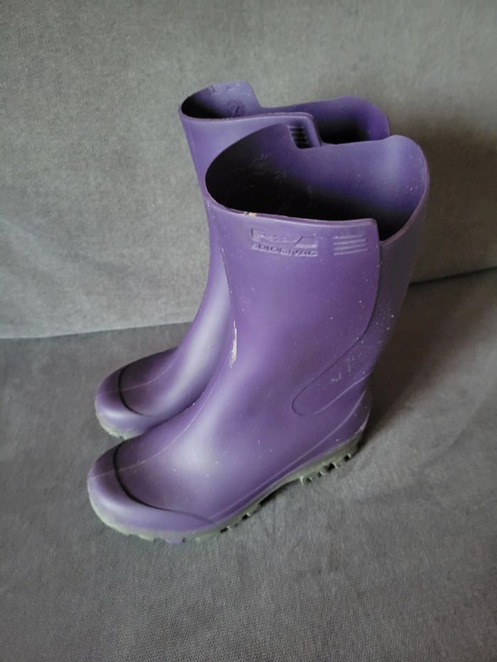 Bottes de pluie violettes - P29 - P30 - photo numéro 2