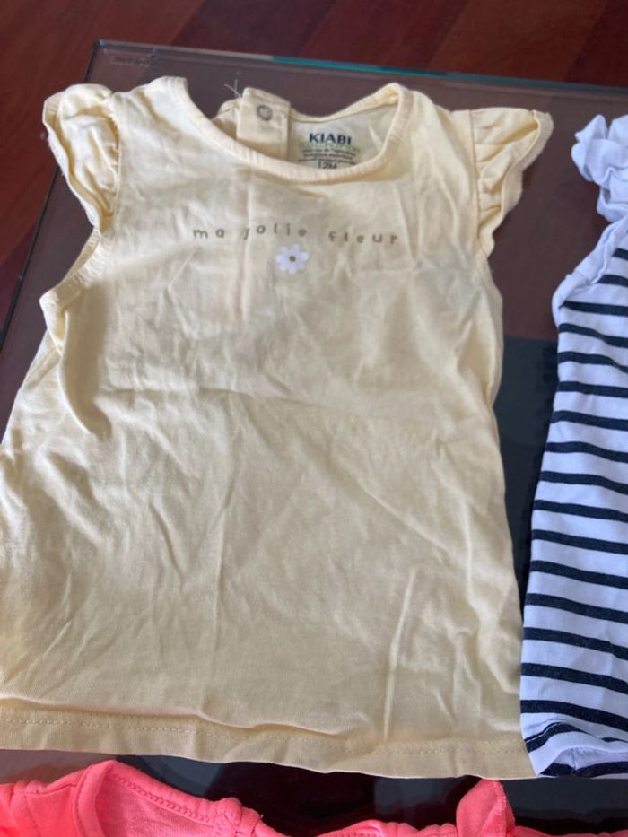 Lot de 6 tee-shirts sans manches 12 mois - photo numéro 6
