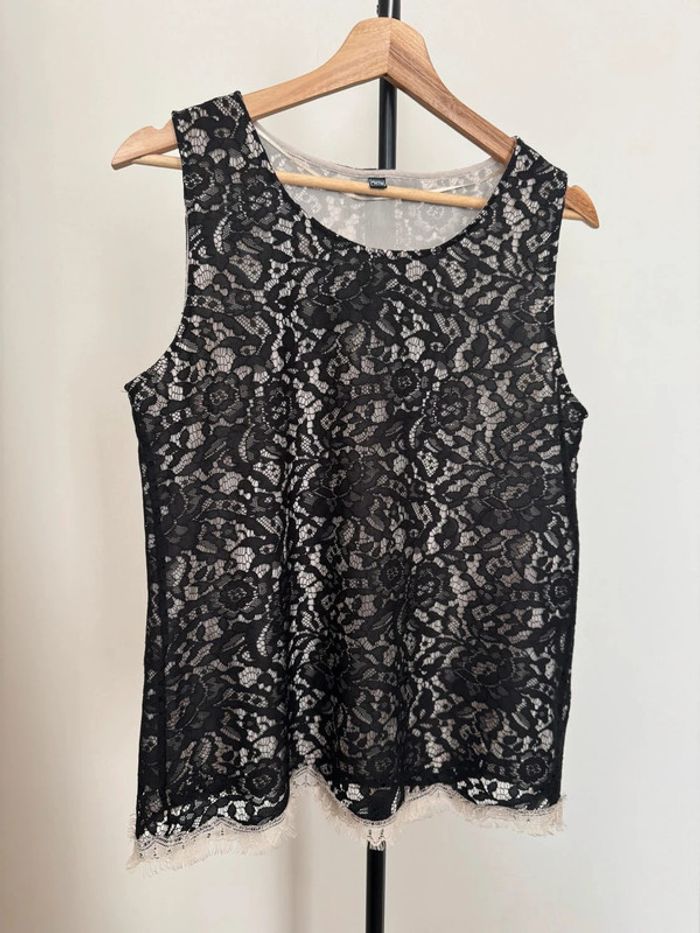top dentelle noir M Pimkie