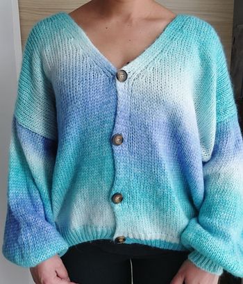 Cardigan bleu