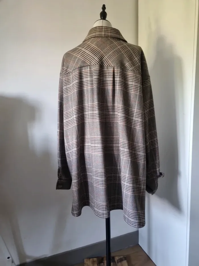 Surchemise à carreaux oversize – Anna Aura – T. 7XL (54/26) - photo numéro 4