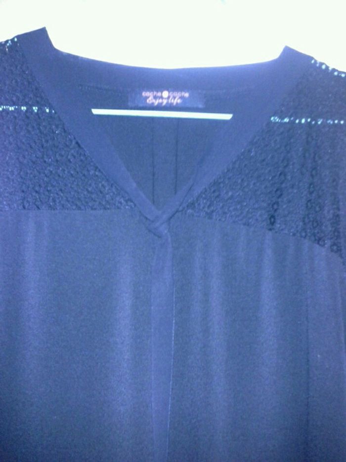 T-shirt noir taille 40 - photo numéro 2