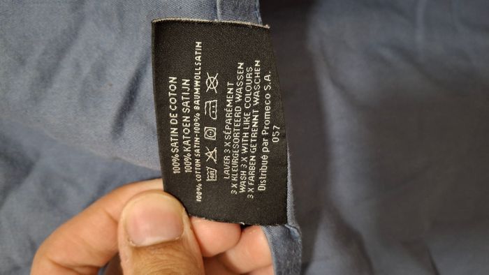 Taie d’oreiller en satin de coton, 50x70 cm, Christian Lacroix - photo numéro 4