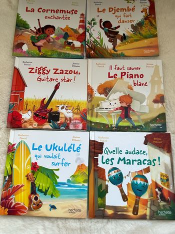 Lot de 10 petits livres ludiques enfant « En avant la musique »