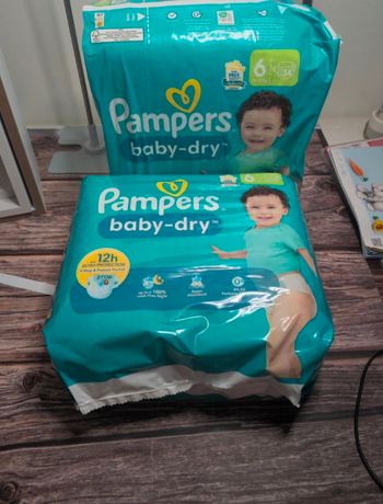 Pampers baby dry taille 6