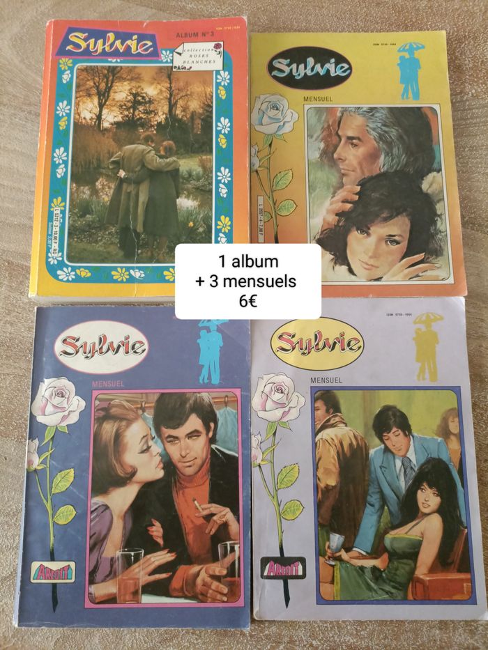 4 BD Sylvie années 80