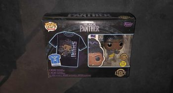 Pack Funko Pop + T-Shirt / Shuri 876 / Black Panther / Marvel / Glows In The Dark Legacy